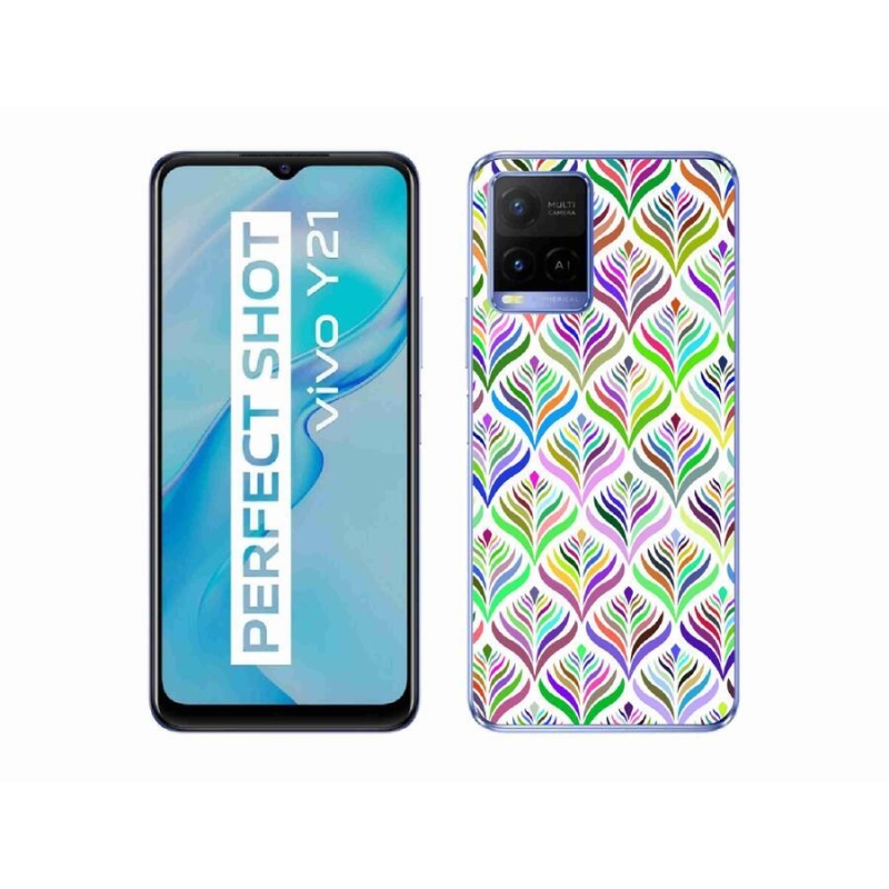 Gelový kryt mmCase na mobil Vivo Y21/Y21s/Y33s - abstrakt 15