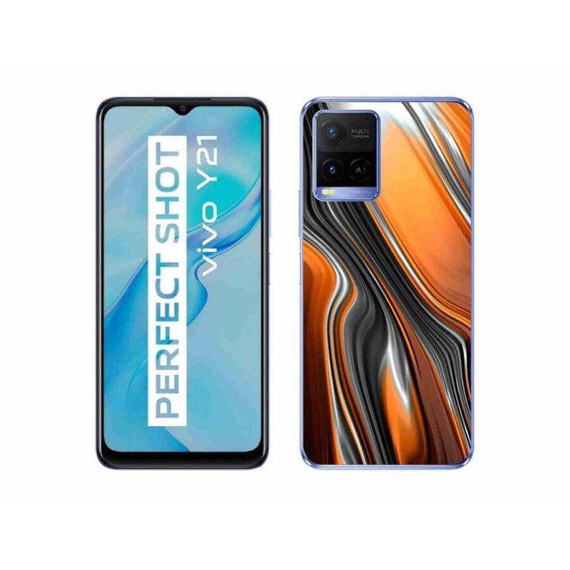 Gelový kryt mmCase na mobil Vivo Y21/Y21s/Y33s - abstrakt 3