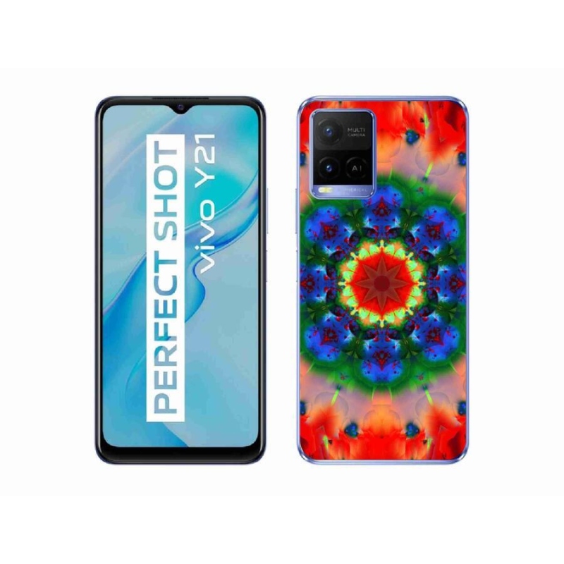 Gelový kryt mmCase na mobil Vivo Y21/Y21s/Y33s - abstrakt 5