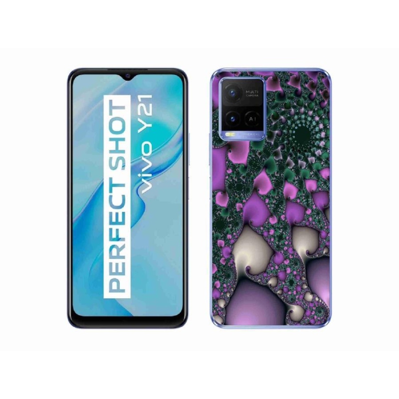 Gelový kryt mmCase na mobil Vivo Y21/Y21s/Y33s - abstrakt 7