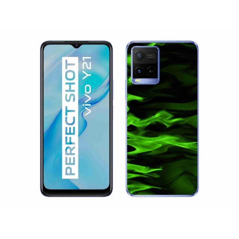 Gelový kryt mmCase na mobil Vivo Y21/Y21s/Y33s - abstraktní vzor 10
