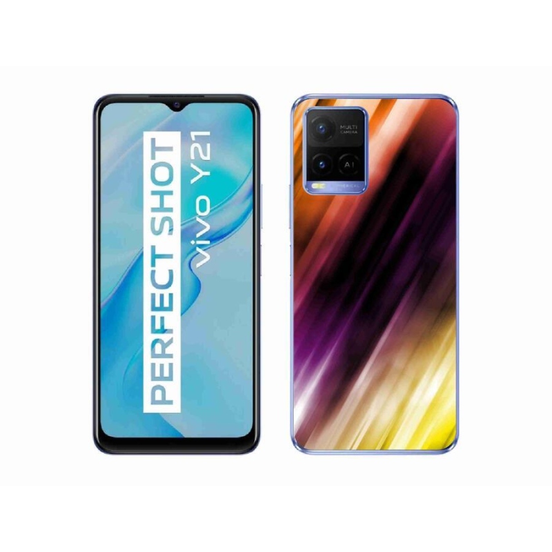 Gelový kryt mmCase na mobil Vivo Y21/Y21s/Y33s - abstraktní vzor 5