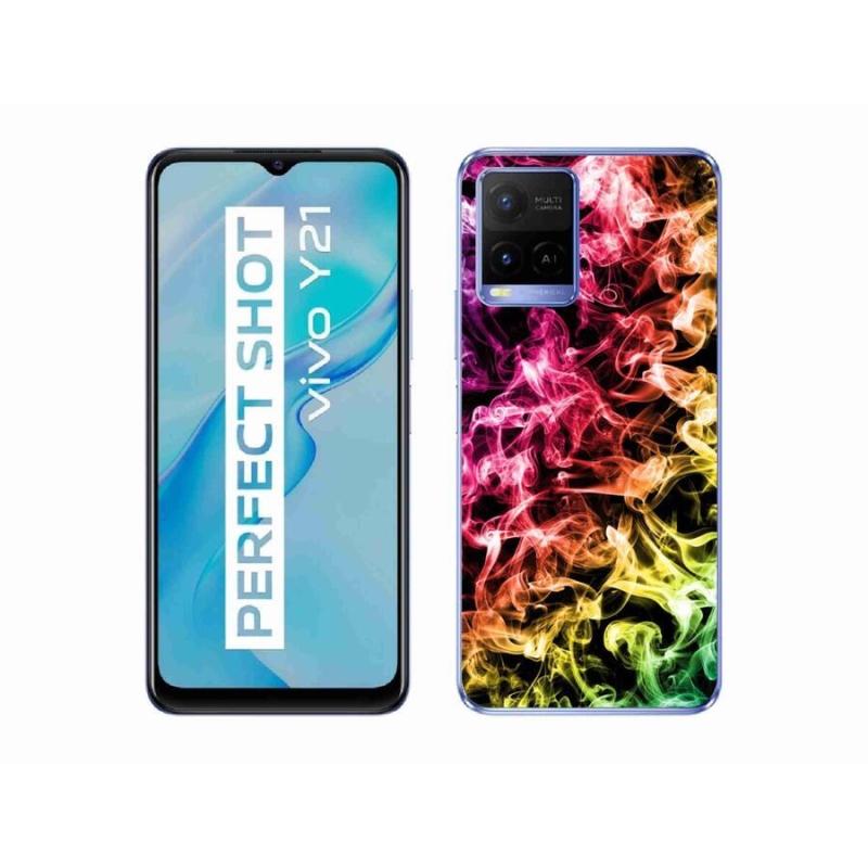 Gelový kryt mmCase na mobil Vivo Y21/Y21s/Y33s - abstraktní vzor 6