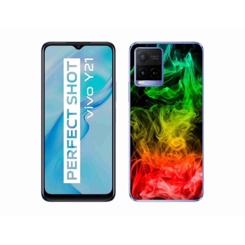 Gelový kryt mmCase na mobil Vivo Y21/Y21s/Y33s - abstraktní vzor 7