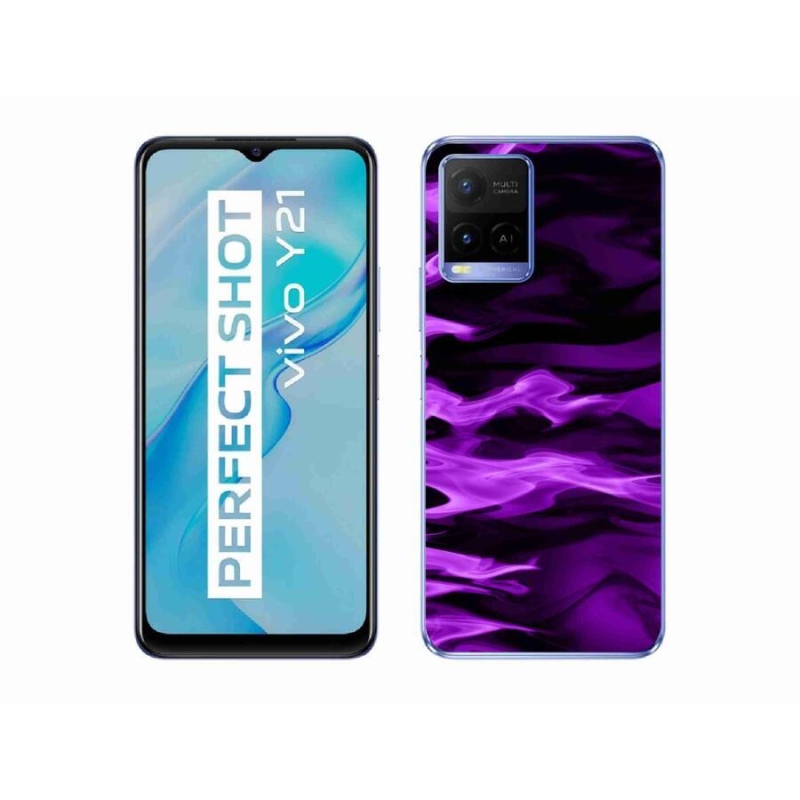 Gelový kryt mmCase na mobil Vivo Y21/Y21s/Y33s - abstraktní vzor 9