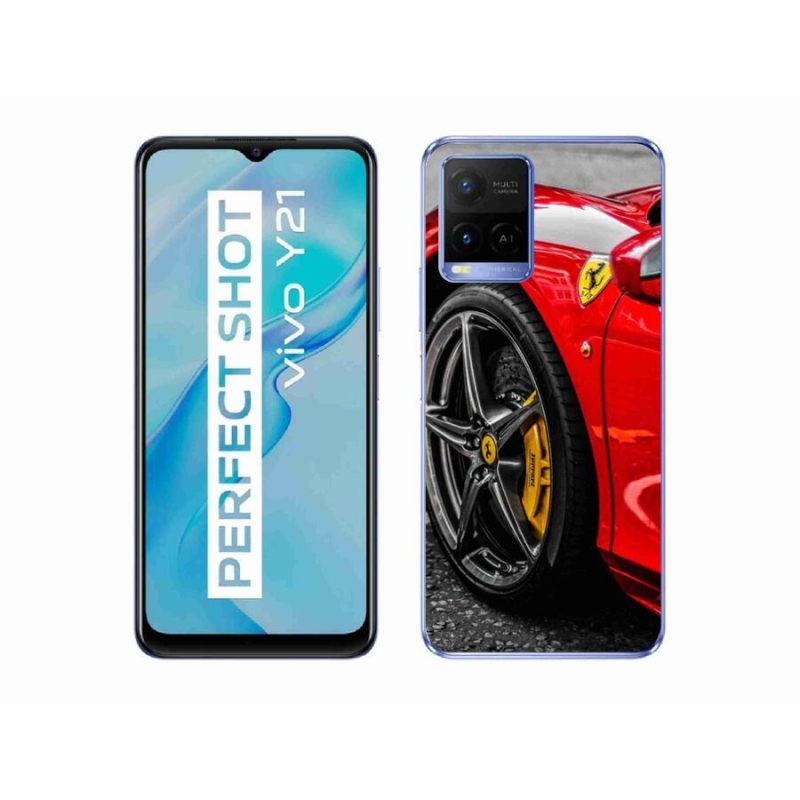 Gelový kryt mmCase na mobil Vivo Y21/Y21s/Y33s - auto 1