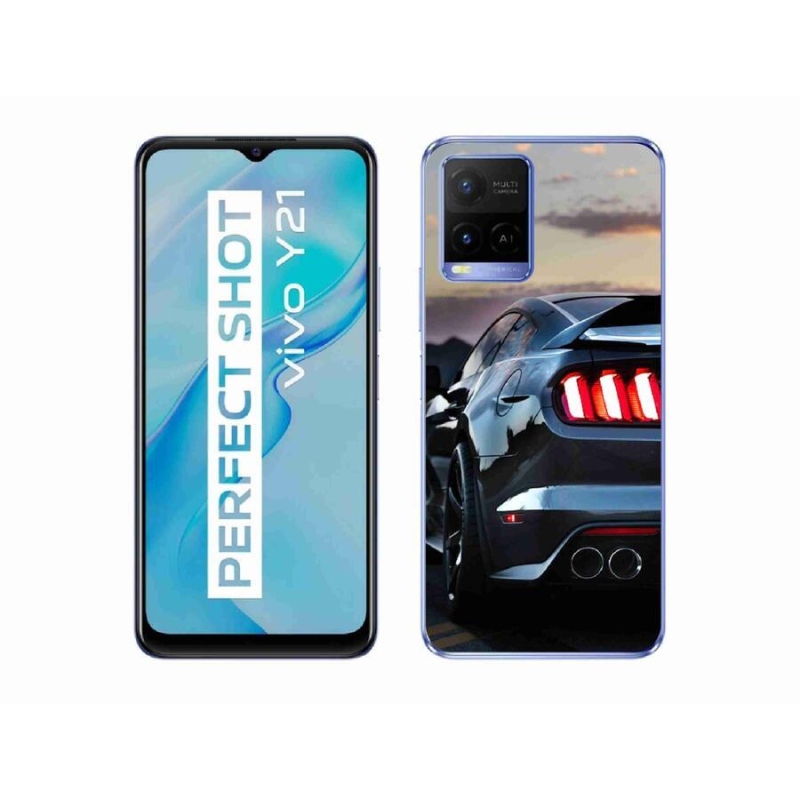 Gelový kryt mmCase na mobil Vivo Y21/Y21s/Y33s - auto 7