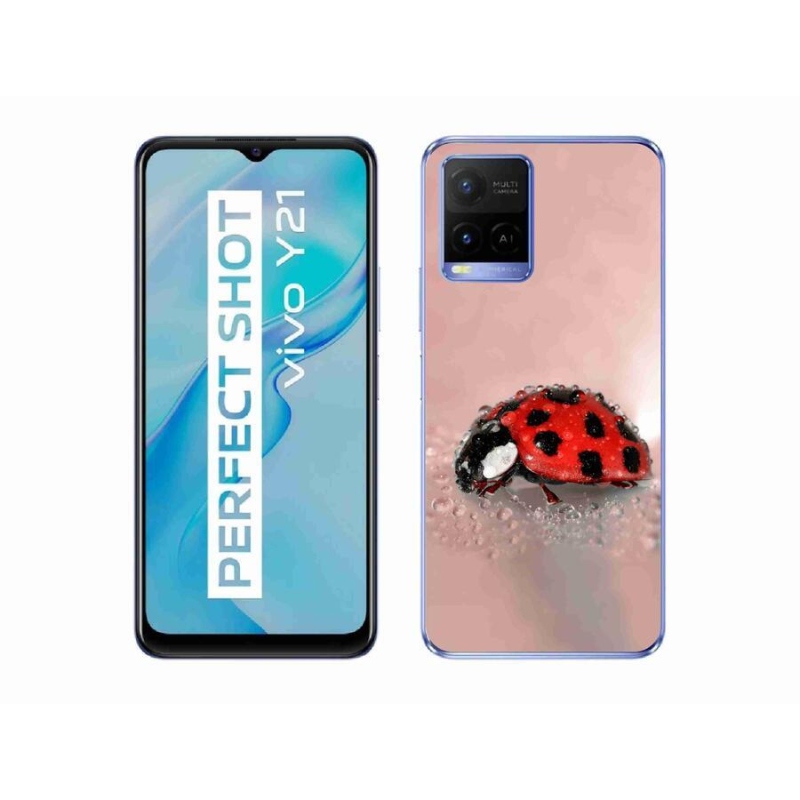 Gelový kryt mmCase na mobil Vivo Y21/Y21s/Y33s - beruška