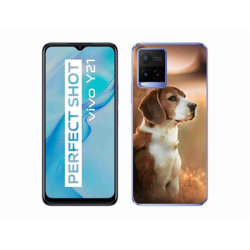 Gelový kryt mmCase na mobil Vivo Y21/Y21s/Y33s - bígl