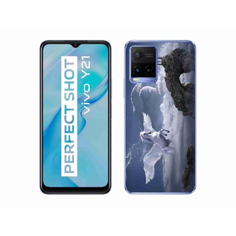 Gelový kryt mmCase na mobil Vivo Y21/Y21s/Y33s - pegas
