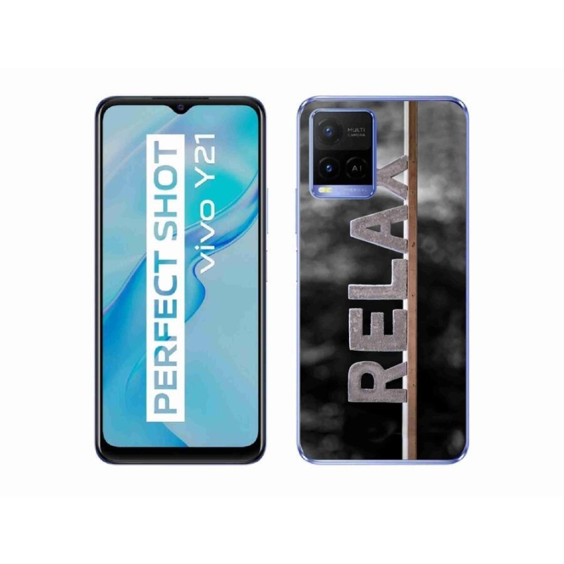 Gelový kryt mmCase na mobil Vivo Y21/Y21s/Y33s - relax 1