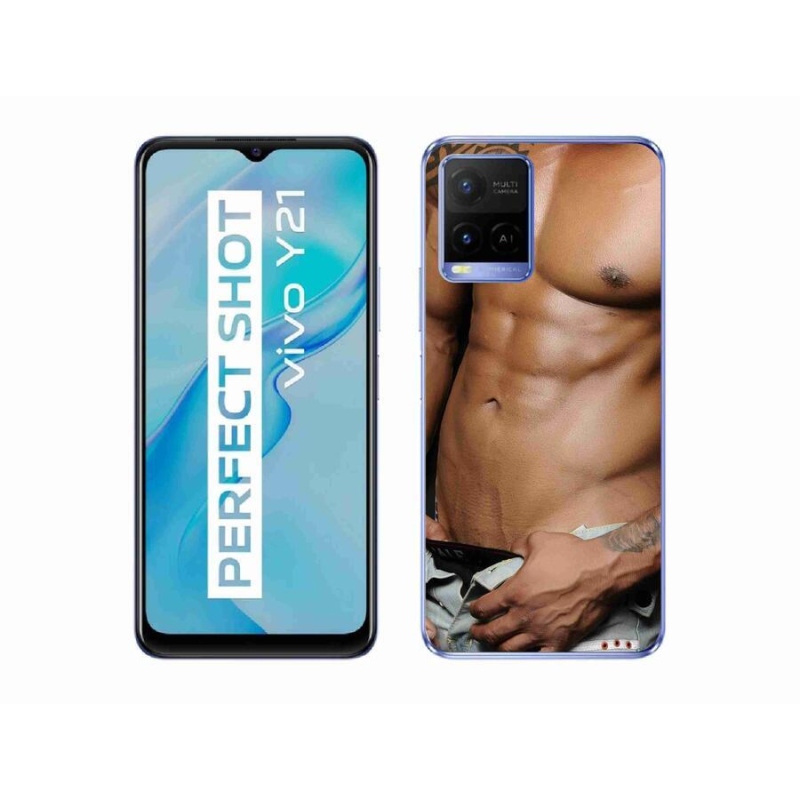 Gelový kryt mmCase na mobil Vivo Y21/Y21s/Y33s - sexy muž