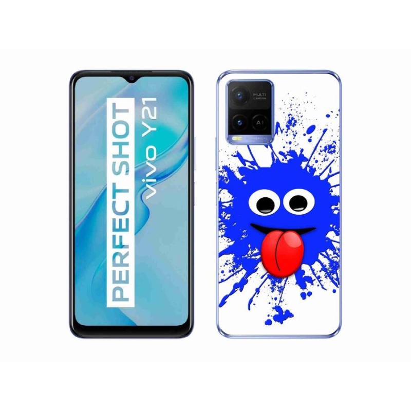 Gelový kryt mmCase na mobil Vivo Y21/Y21s/Y33s - strašidlo