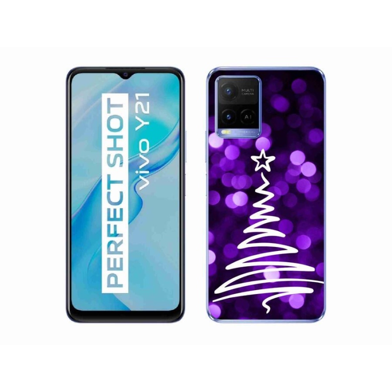 Gelový kryt mmCase na mobil Vivo Y21/Y21s/Y33s - stromek