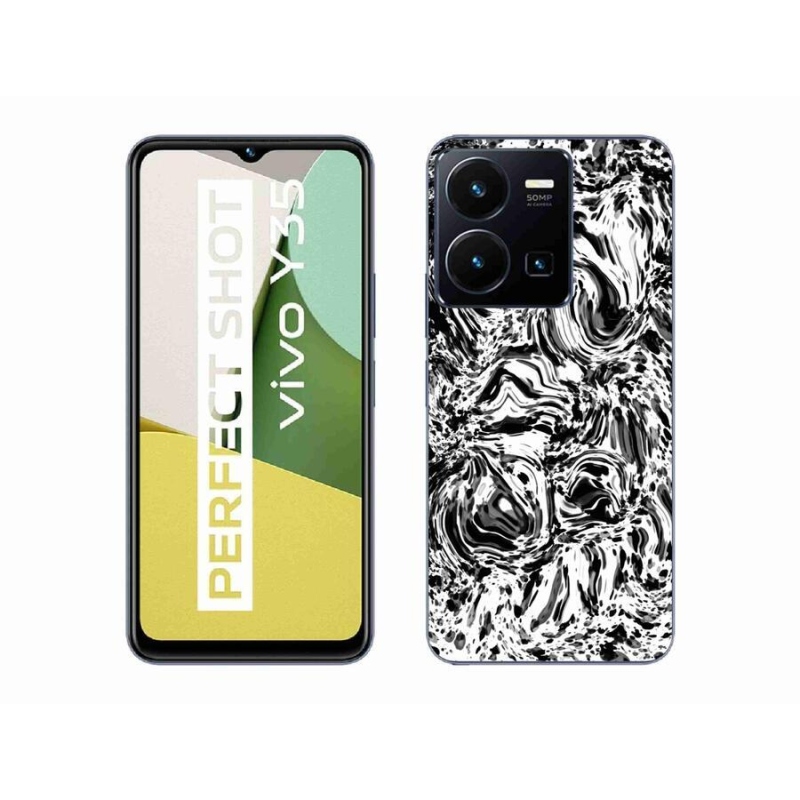 Gelový kryt mmCase na mobil Vivo Y35 - abstrakt 4