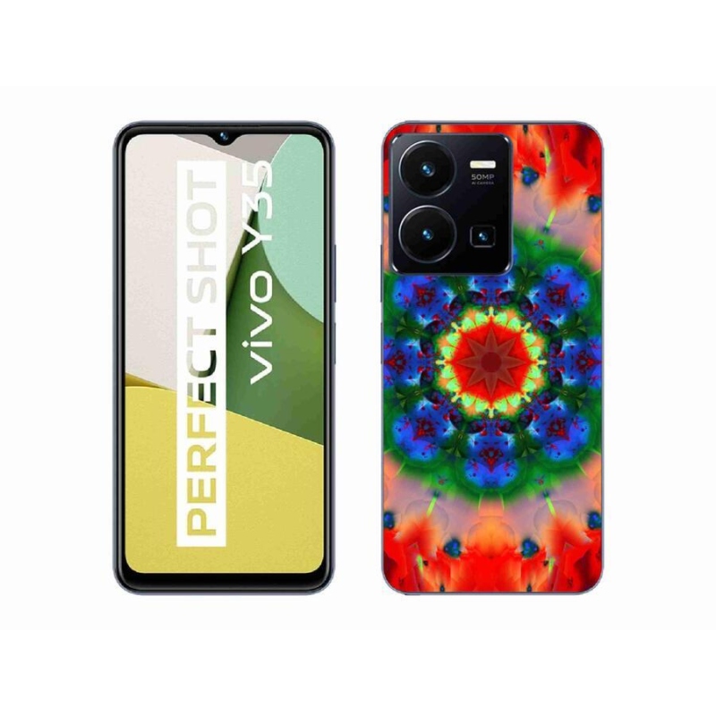 Gelový kryt mmCase na mobil Vivo Y35 - abstrakt 5