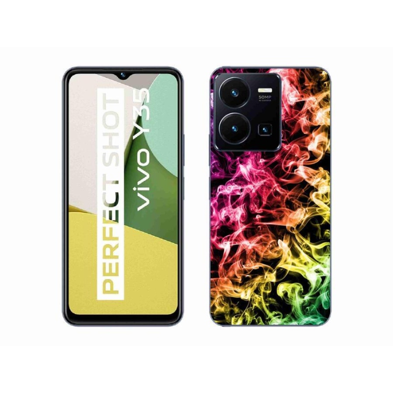 Gelový kryt mmCase na mobil Vivo Y35 - abstraktní vzor 6