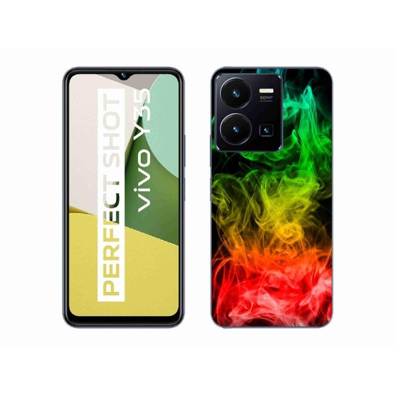 Gelový kryt mmCase na mobil Vivo Y35 - abstraktní vzor 7