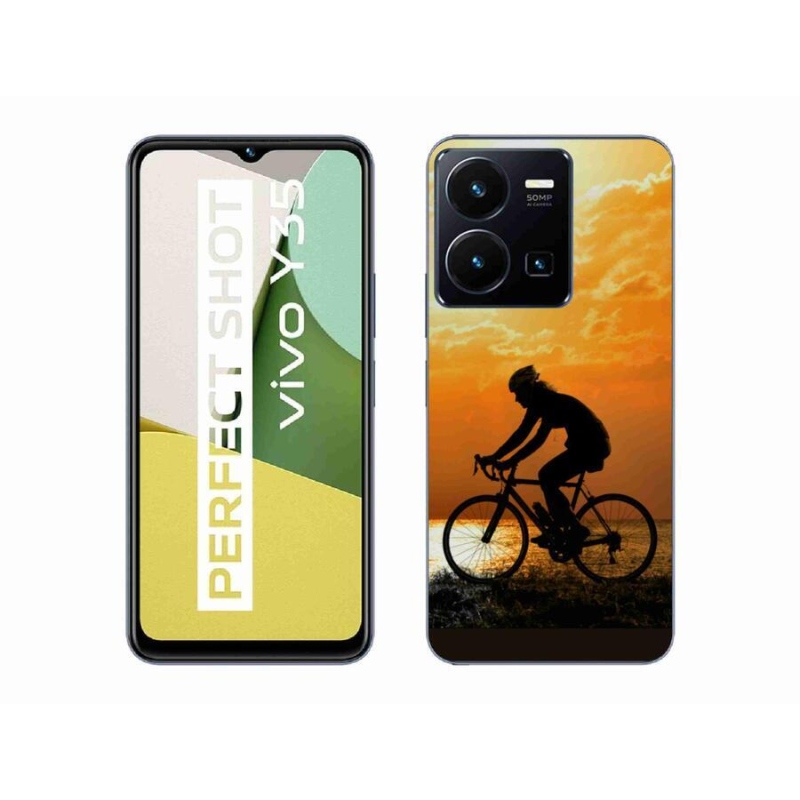 Gelový kryt mmCase na mobil Vivo Y35 - cyklovýlet