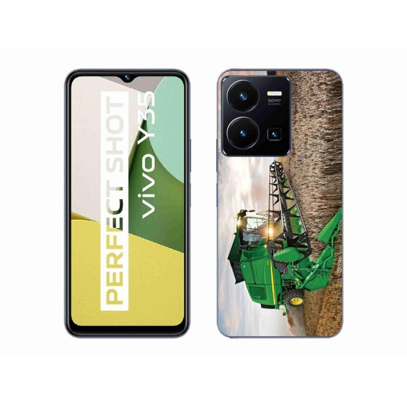 Gelový kryt mmCase na mobil Vivo Y35 - kombajn