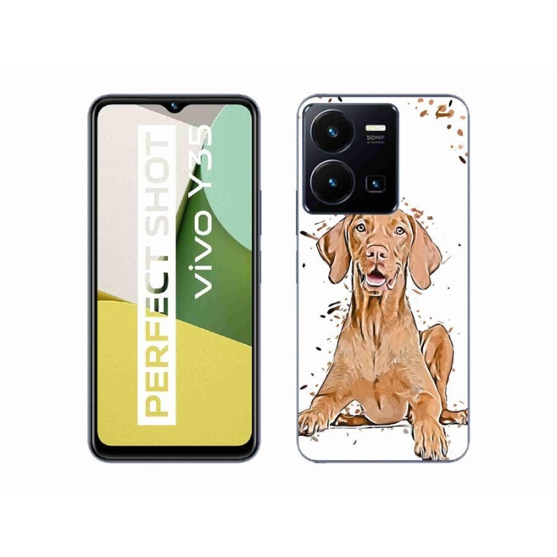 Gelový kryt mmCase na mobil Vivo Y35 - maďar