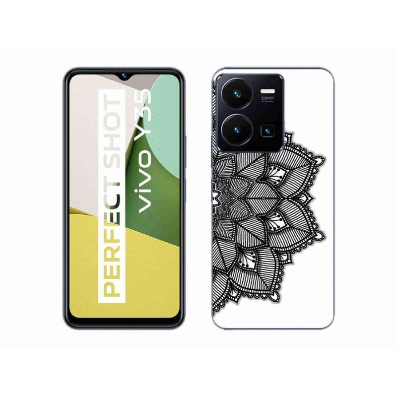 Gelový kryt mmCase na mobil Vivo Y35 - mandala
