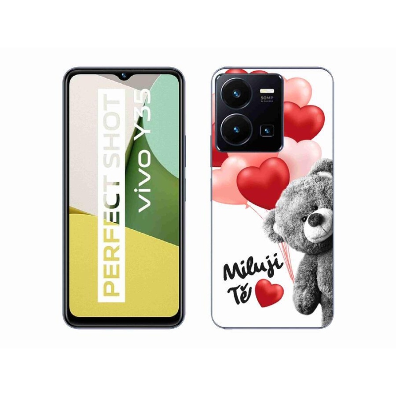 Gelový kryt mmCase na mobil Vivo Y35 - miluji Tě