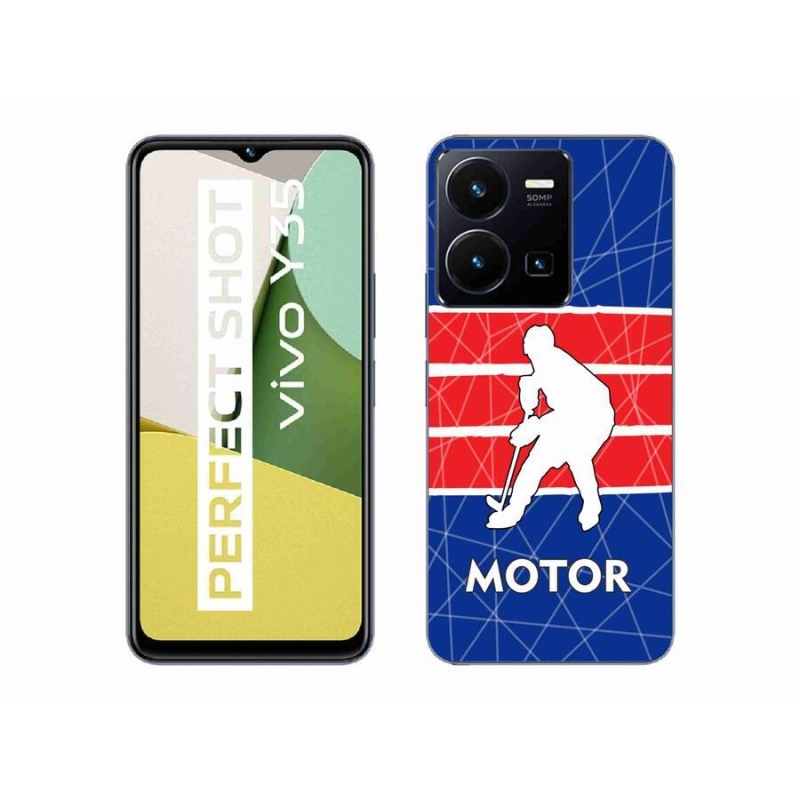Gelový kryt mmCase na mobil Vivo Y35 - Motor