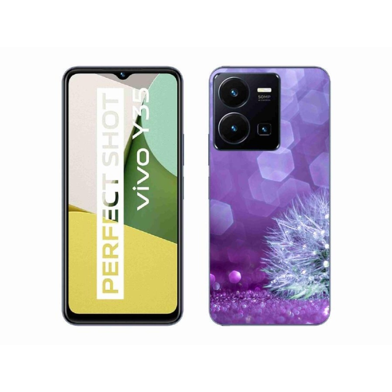 Gelový kryt mmCase na mobil Vivo Y35 - odkvetlá pampeliška 2