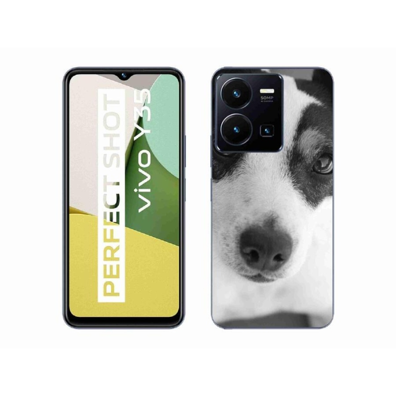 Gelový kryt mmCase na mobil Vivo Y35 - pes