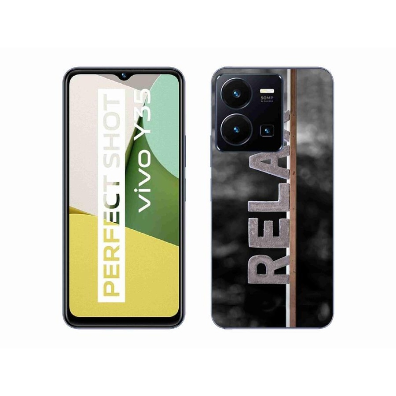 Gelový kryt mmCase na mobil Vivo Y35 - relax 1