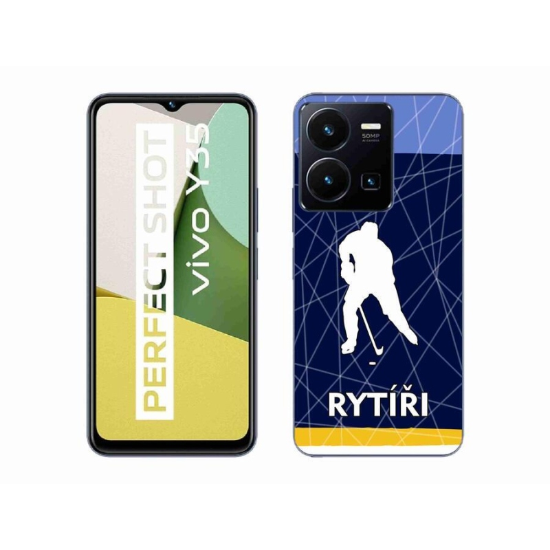 Gelový kryt mmCase na mobil Vivo Y35 - Rytíři
