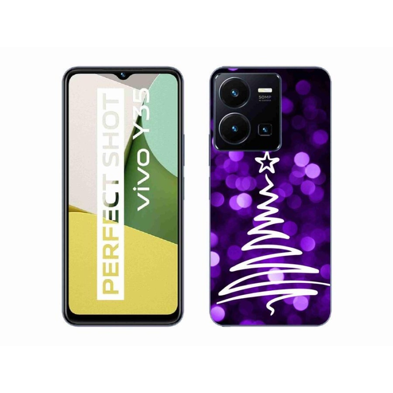 Gelový kryt mmCase na mobil Vivo Y35 - stromek