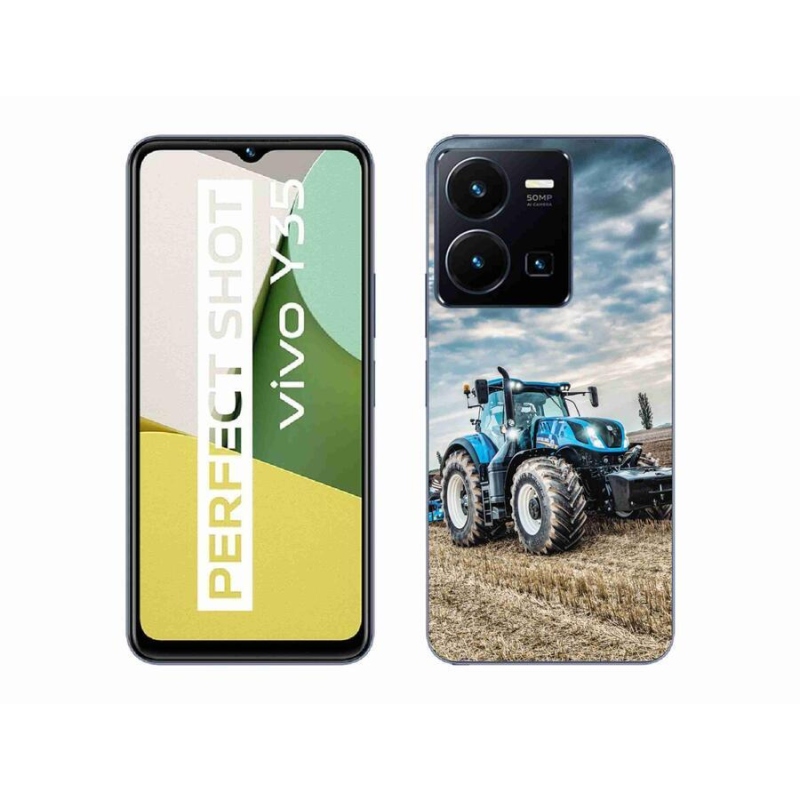Gelový kryt mmCase na mobil Vivo Y35 - traktor 2