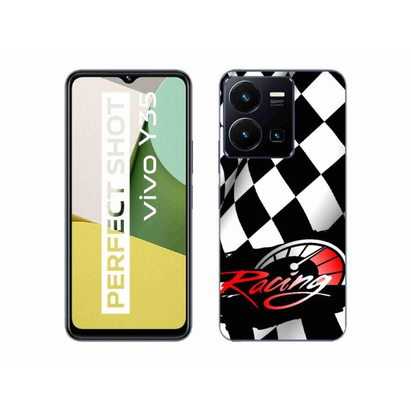 Gelový kryt mmCase na mobil Vivo Y35 - závodění