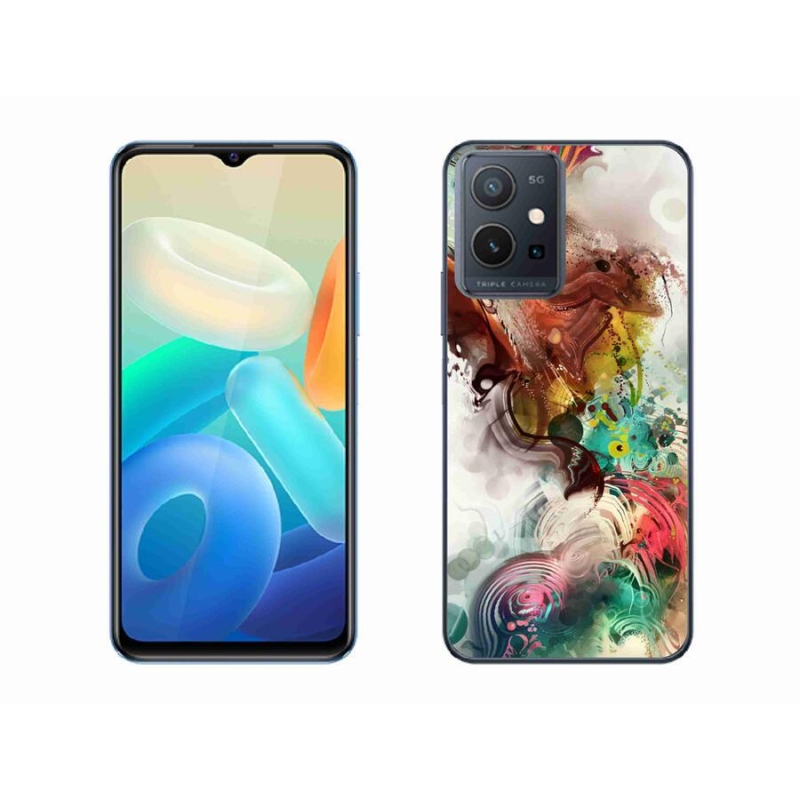 Gelový kryt mmCase na mobil Vivo Y55 5G - abstrakt 1