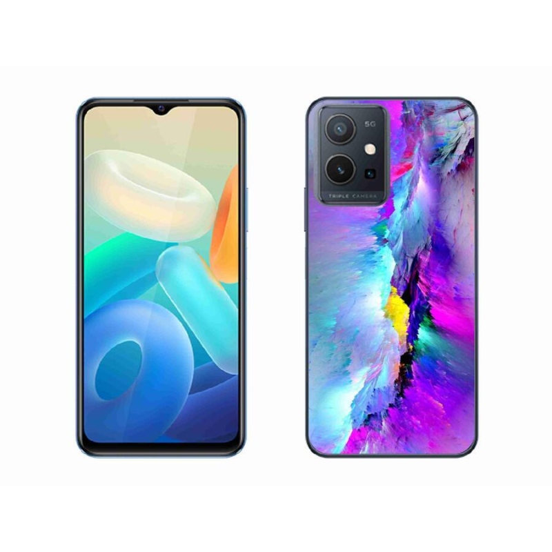 Gelový kryt mmCase na mobil Vivo Y55 5G - abstrakt