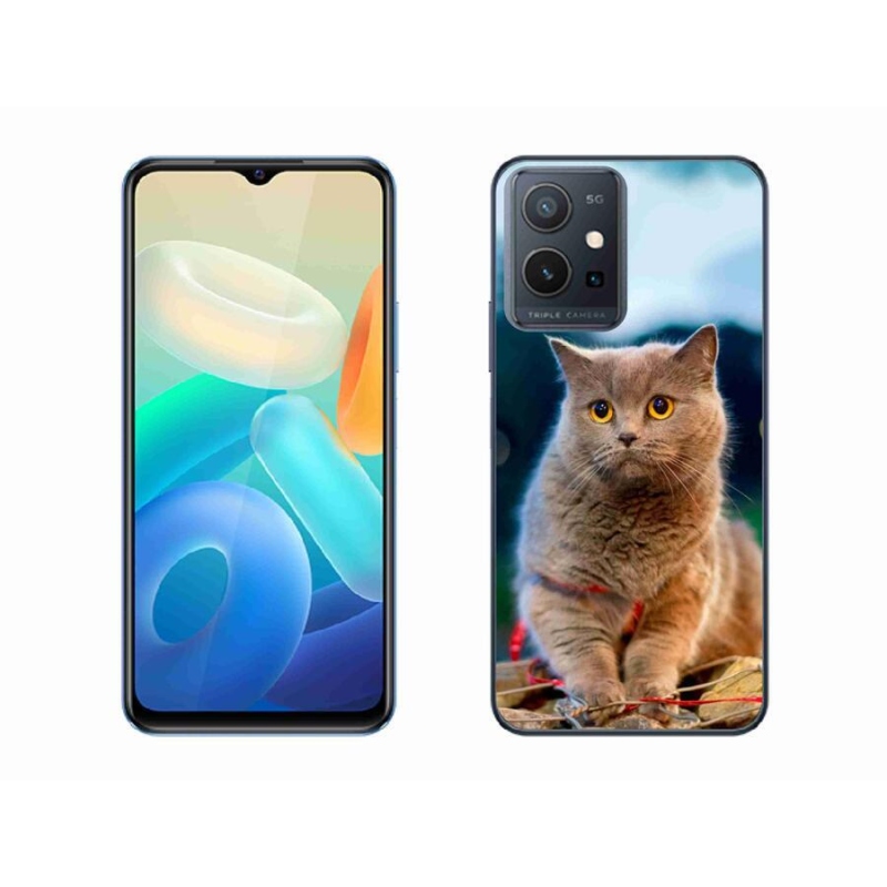 Gelový kryt mmCase na mobil Vivo Y55 5G - britská modrá 2