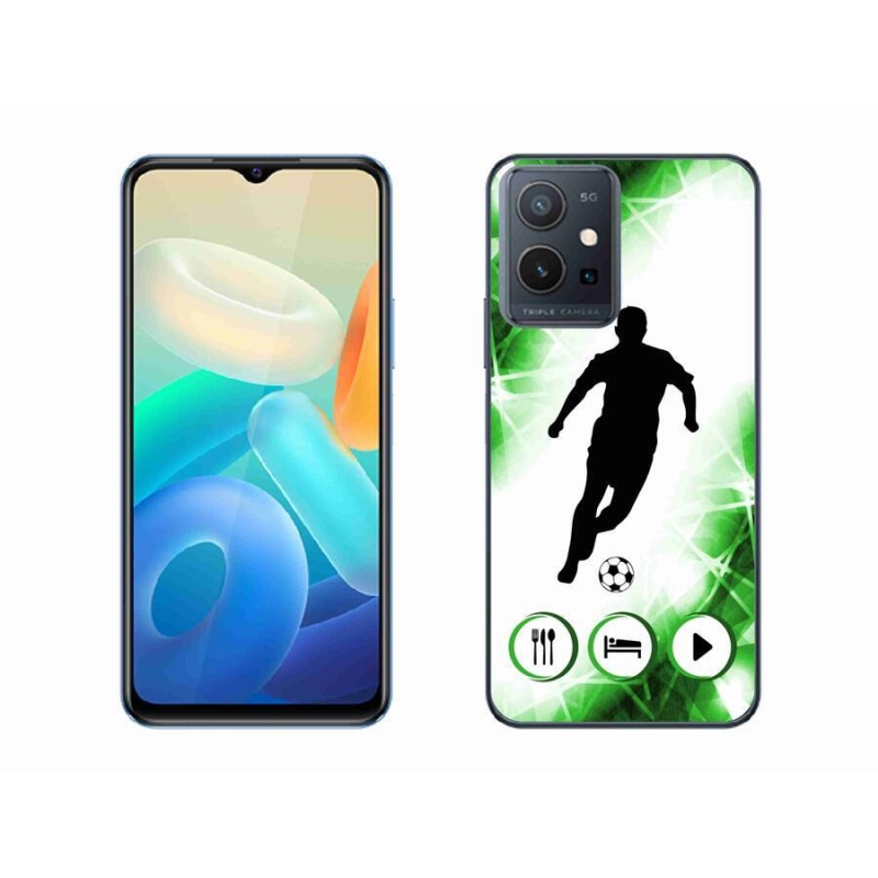 Gelový kryt mmCase na mobil Vivo Y55 5G - fotbalista