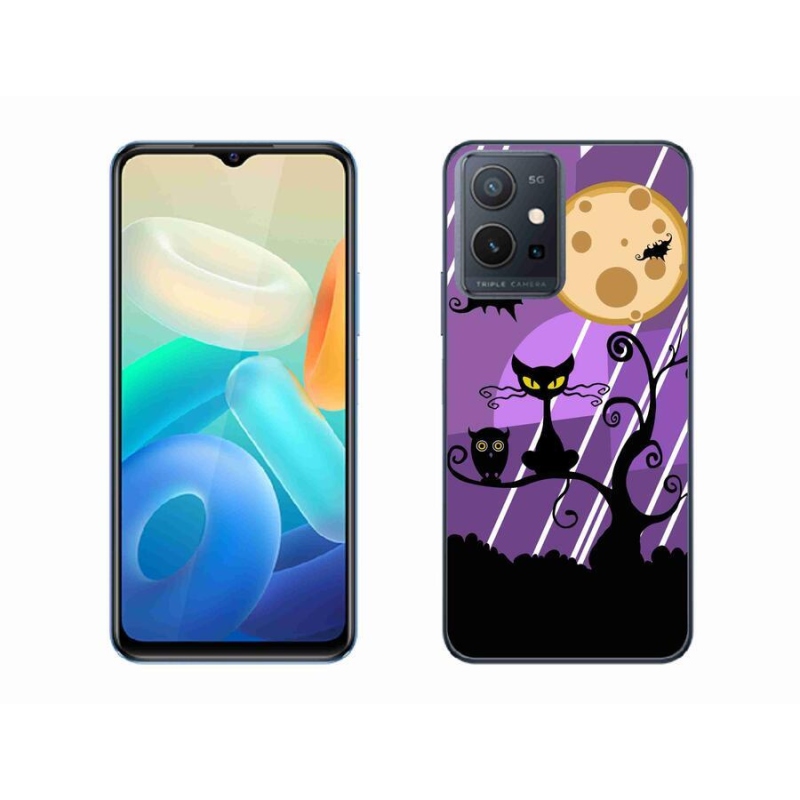 Gelový kryt mmCase na mobil Vivo Y55 5G - halloween