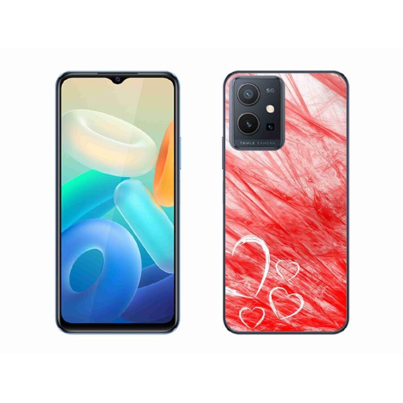 Gelový kryt mmCase na mobil Vivo Y55 5G - heart