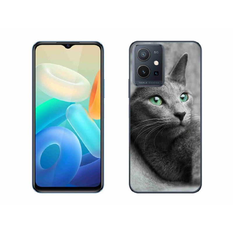 Gelový kryt mmCase na mobil Vivo Y55 5G - kočka 2