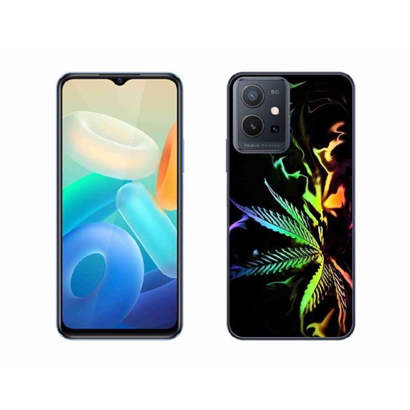 Gelový kryt mmCase na mobil Vivo Y55 5G - konopí 2