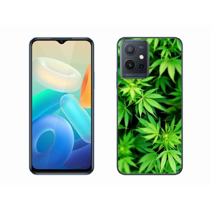 Gelový kryt mmCase na mobil Vivo Y55 5G - konopí 3