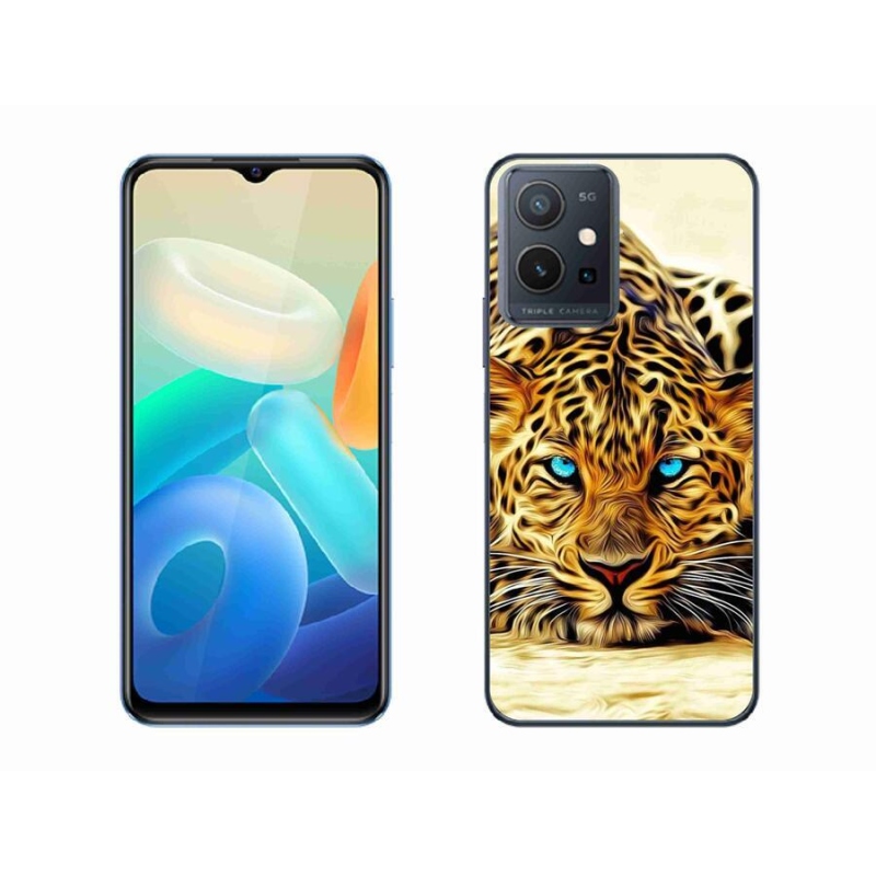 Gelový kryt mmCase na mobil Vivo Y55 5G - kreslený tygr