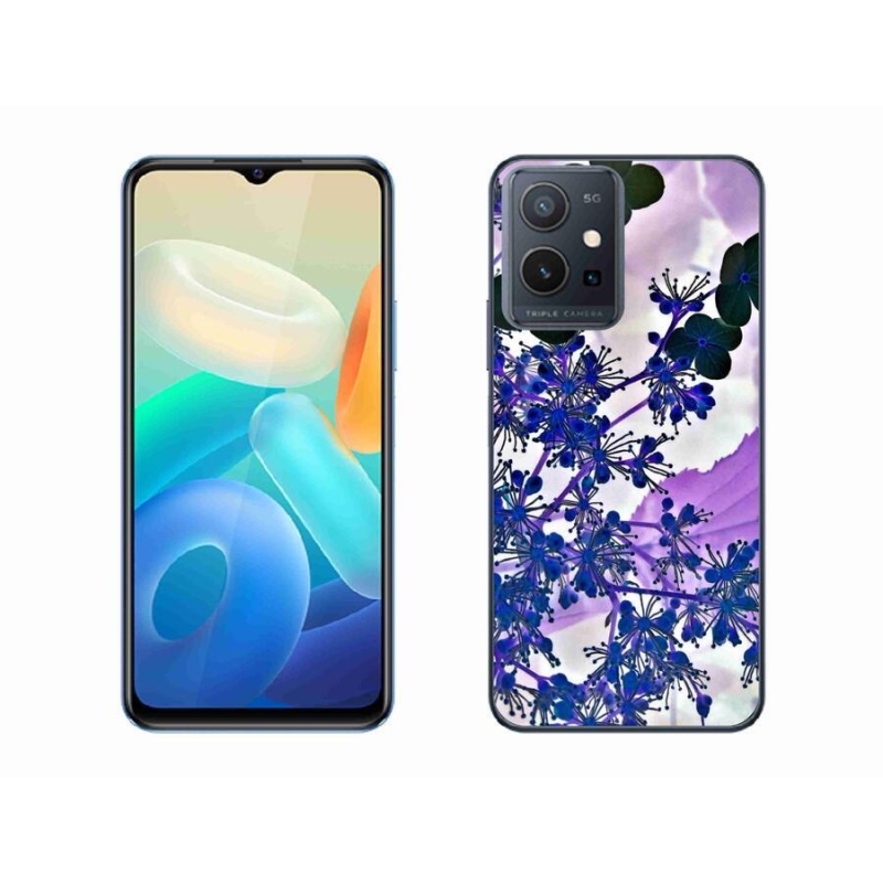 Gelový kryt mmCase na mobil Vivo Y55 5G - květ hortenzie