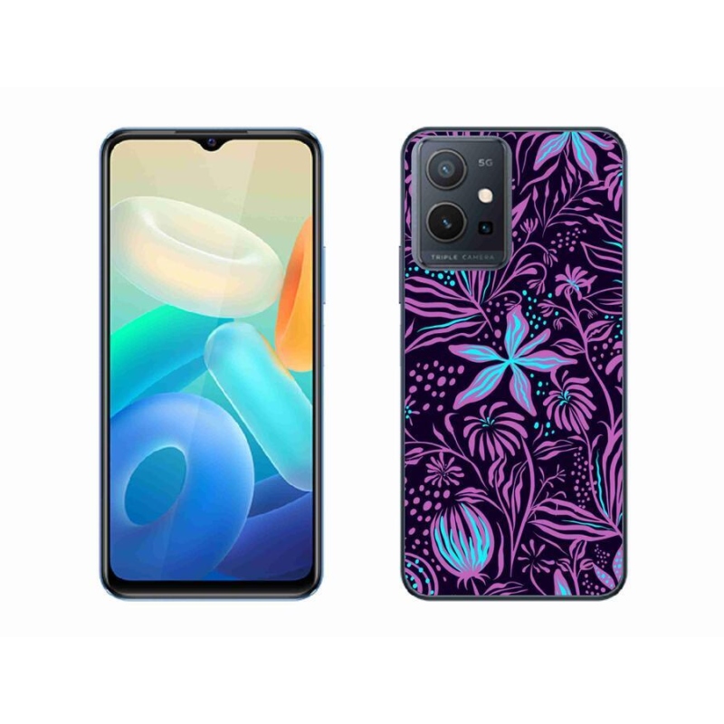 Gelový kryt mmCase na mobil Vivo Y55 5G - květiny 2