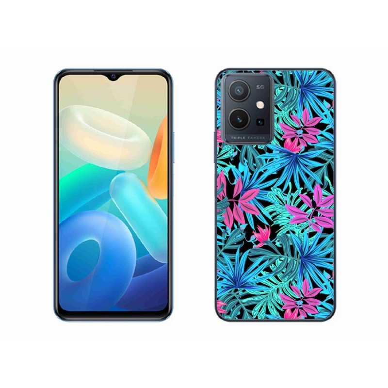 Gelový kryt mmCase na mobil Vivo Y55 5G - květiny 3