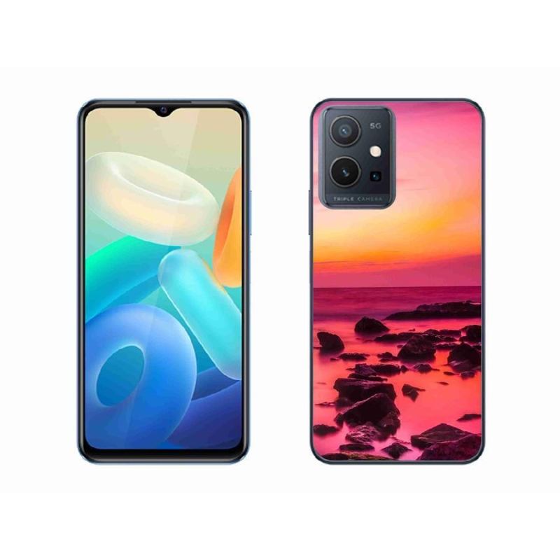 Gelový kryt mmCase na mobil Vivo Y55 5G - moře a záře