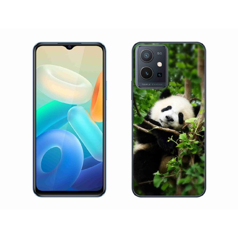 Gelový kryt mmCase na mobil Vivo Y55 5G - panda